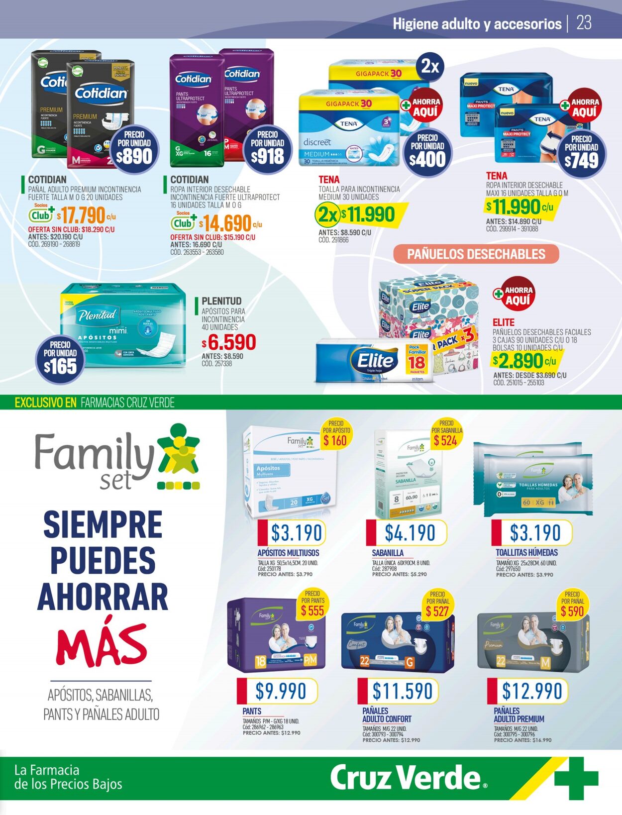 Family Set Toallitas Húmedas Para Adultos 60 Unidades