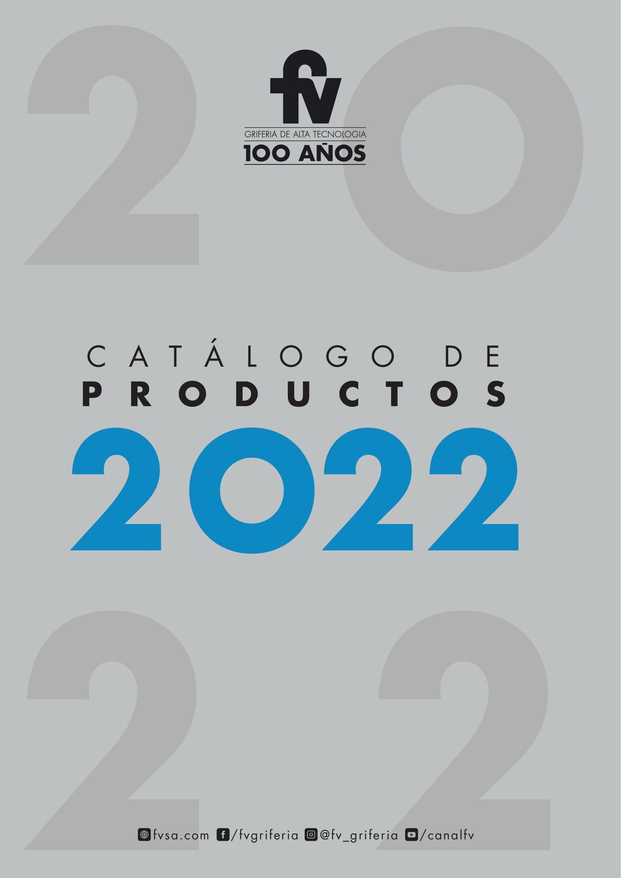 Catálogo FV Griferia de Alta Tecnologia 01.01.2022 - 31.12.2023