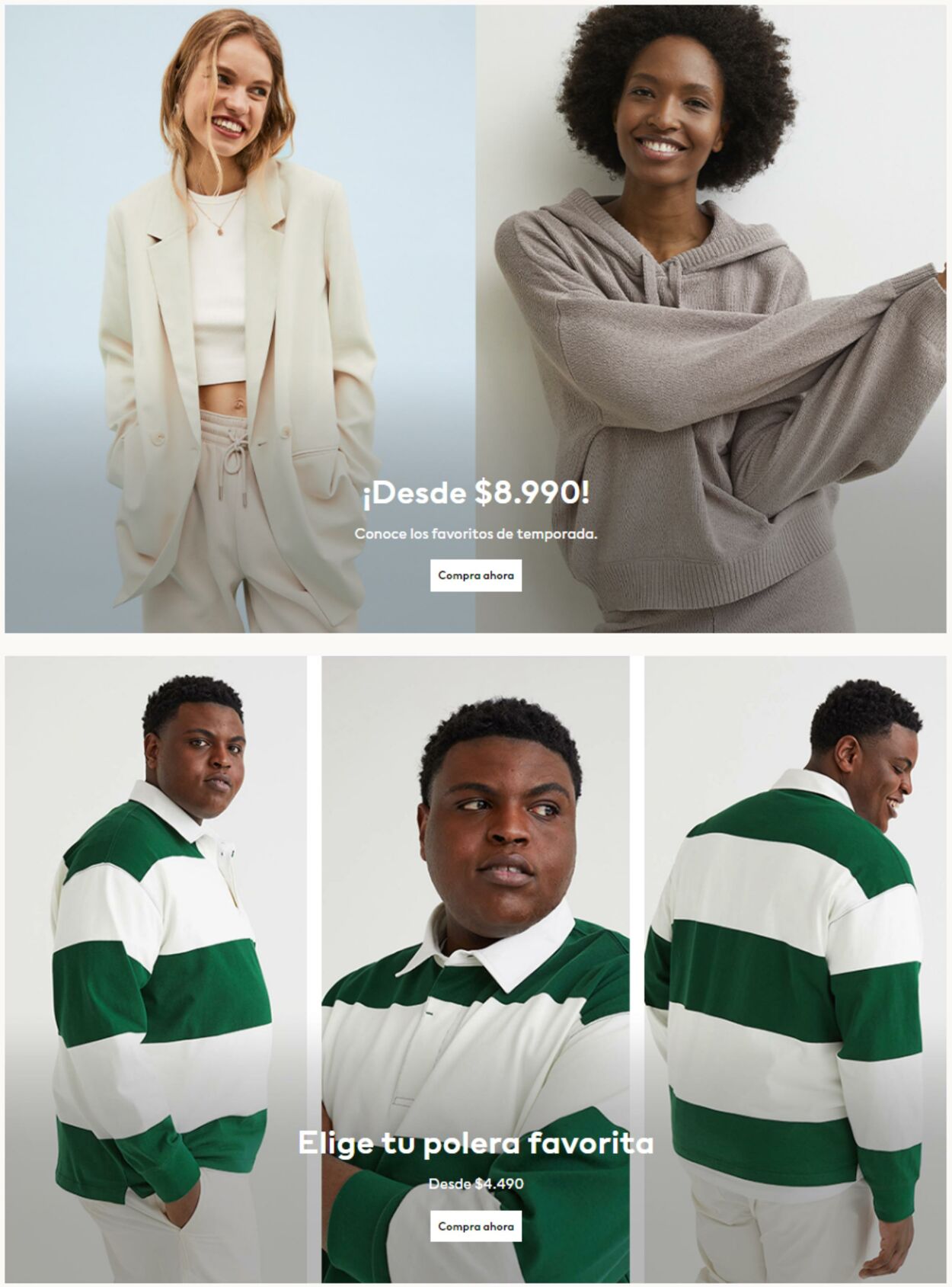 H&M Catálogo Promocional Válido del 30.08 al 13.09 Página nº 1