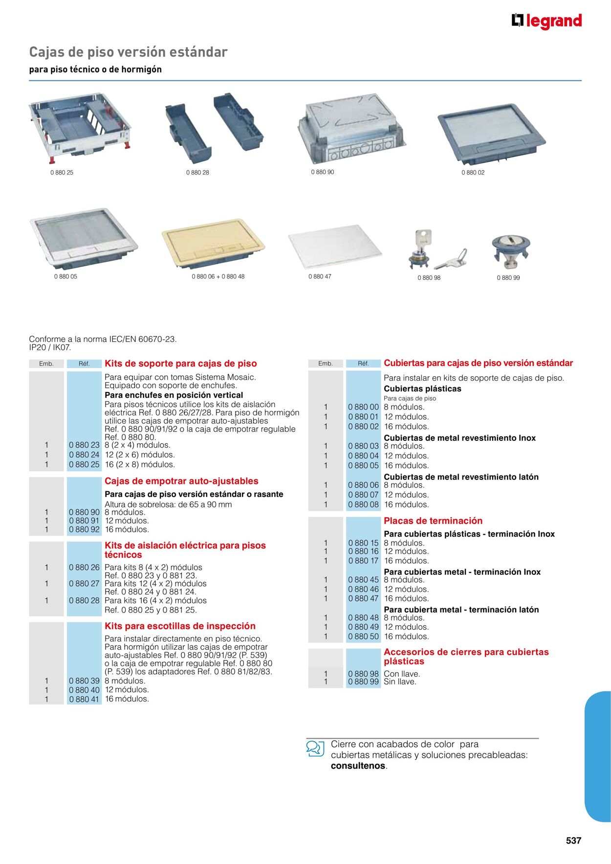 Catálogo Legrand 01.11.2021 - 31.12.2022