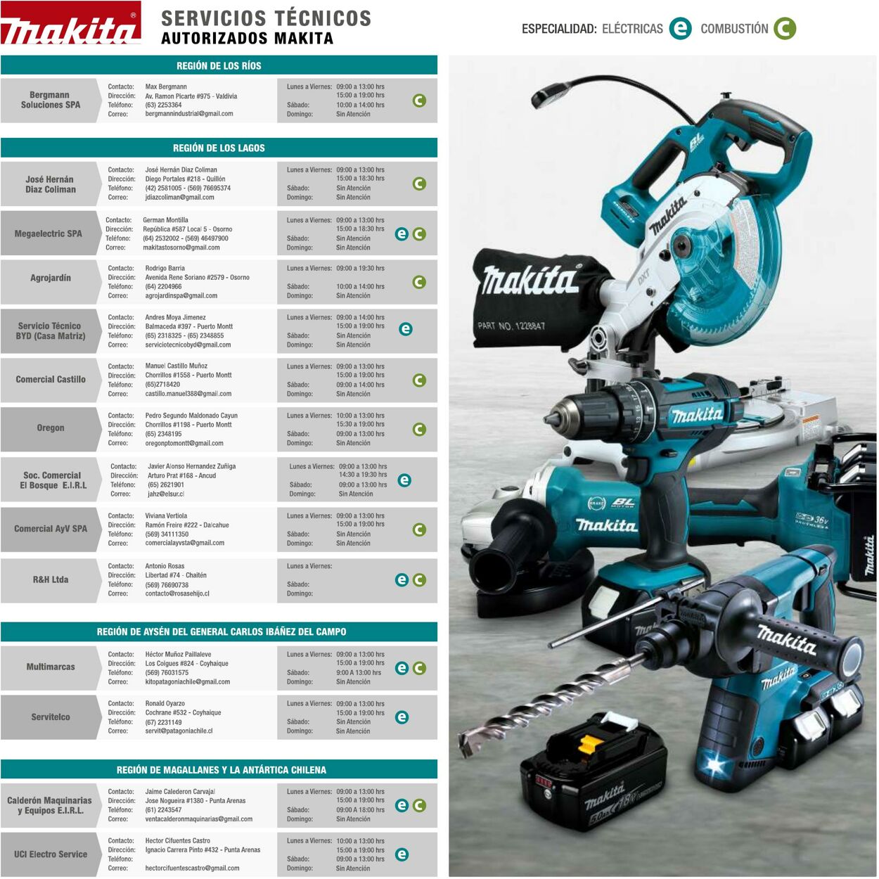 Catálogo Makita 01.01.2021 - 31.12.2021