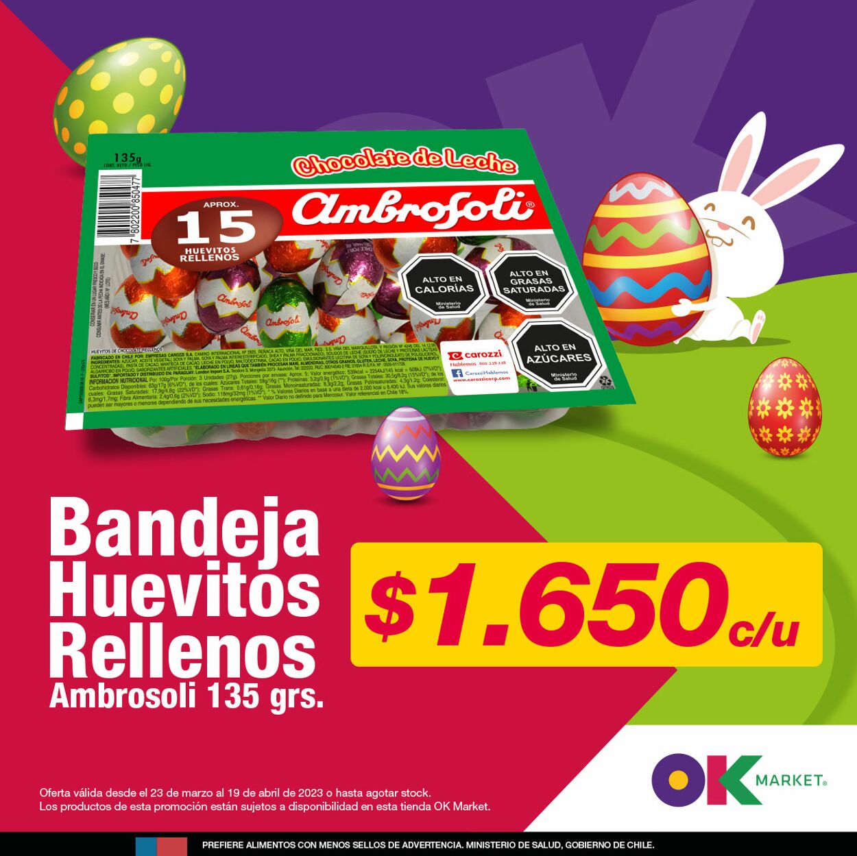 Catálogo OK Market 23.03.2023 - 19.04.2023