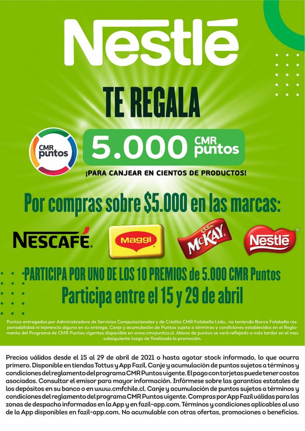 Catálogo Tottus 15.04.2021 - 31.12.2021