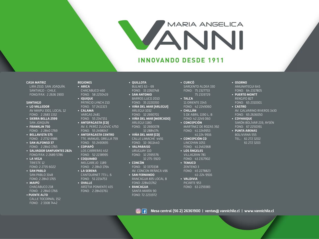 Catálogo Vanni 1 ene., 2023